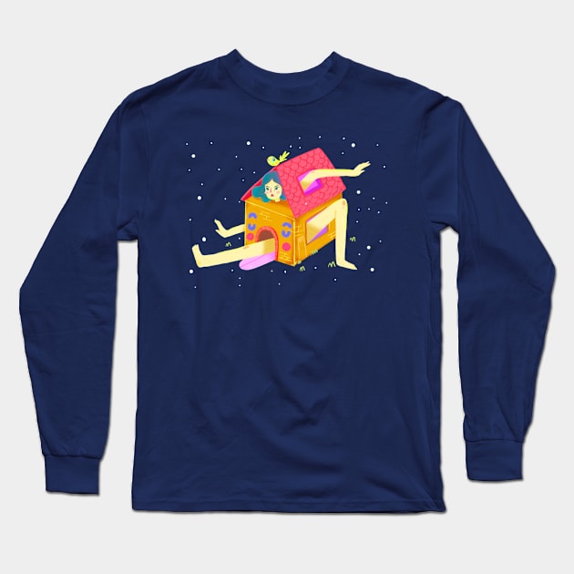 covid time Long Sleeve T-Shirt by Little Miss Arkham